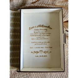 Eleganckie Drewniane Pudełko na Pieniądze